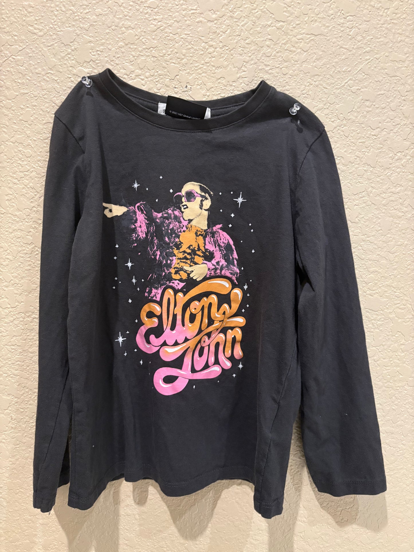 Elton John Long Sleeve T-Shirt (CHILD SMALL 6)