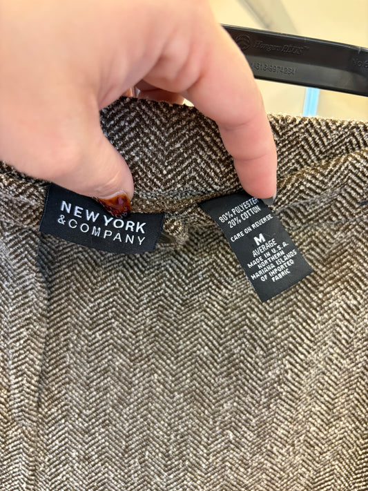 New York & Company Brown Dress Pants - M