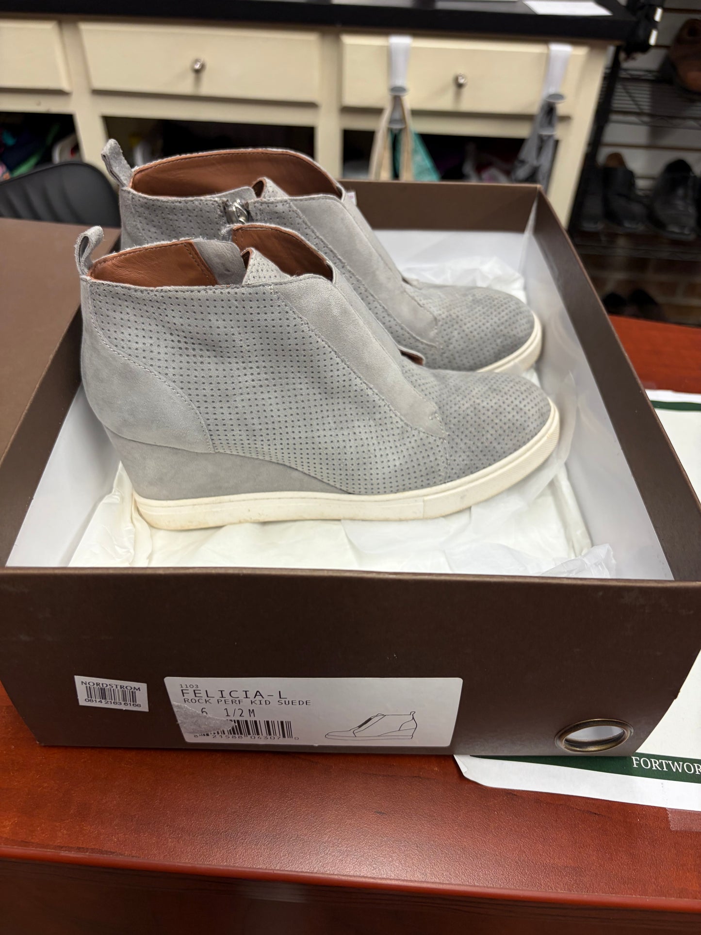 Paolo Kick Suede Booties- 6.5