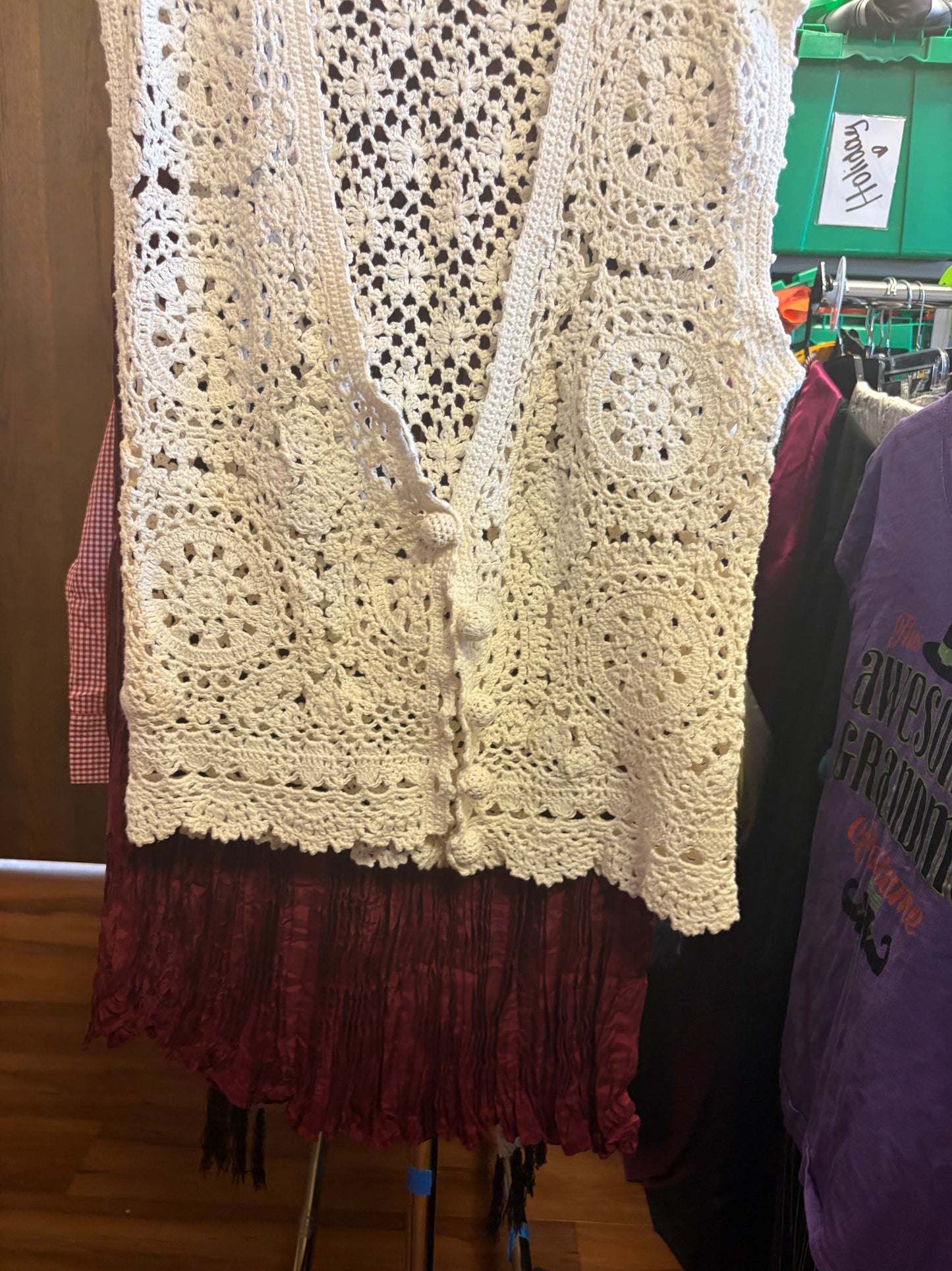 Vintage Crepe Skirt NWT!-L