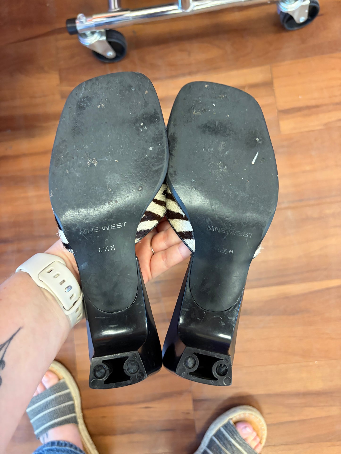 Nine West Zebra Heels - Size 6.5