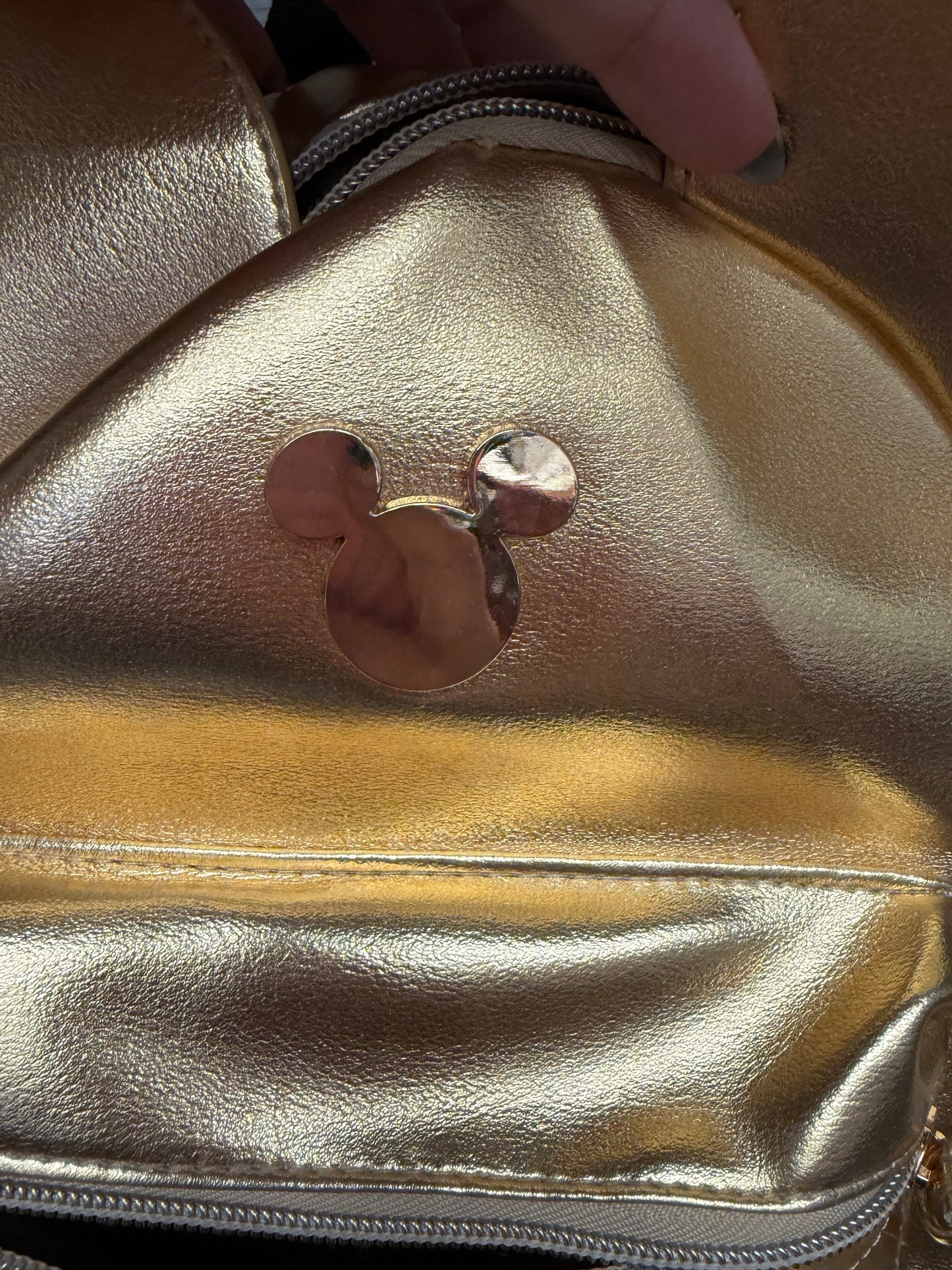 Mouse Gold Mini Backpack