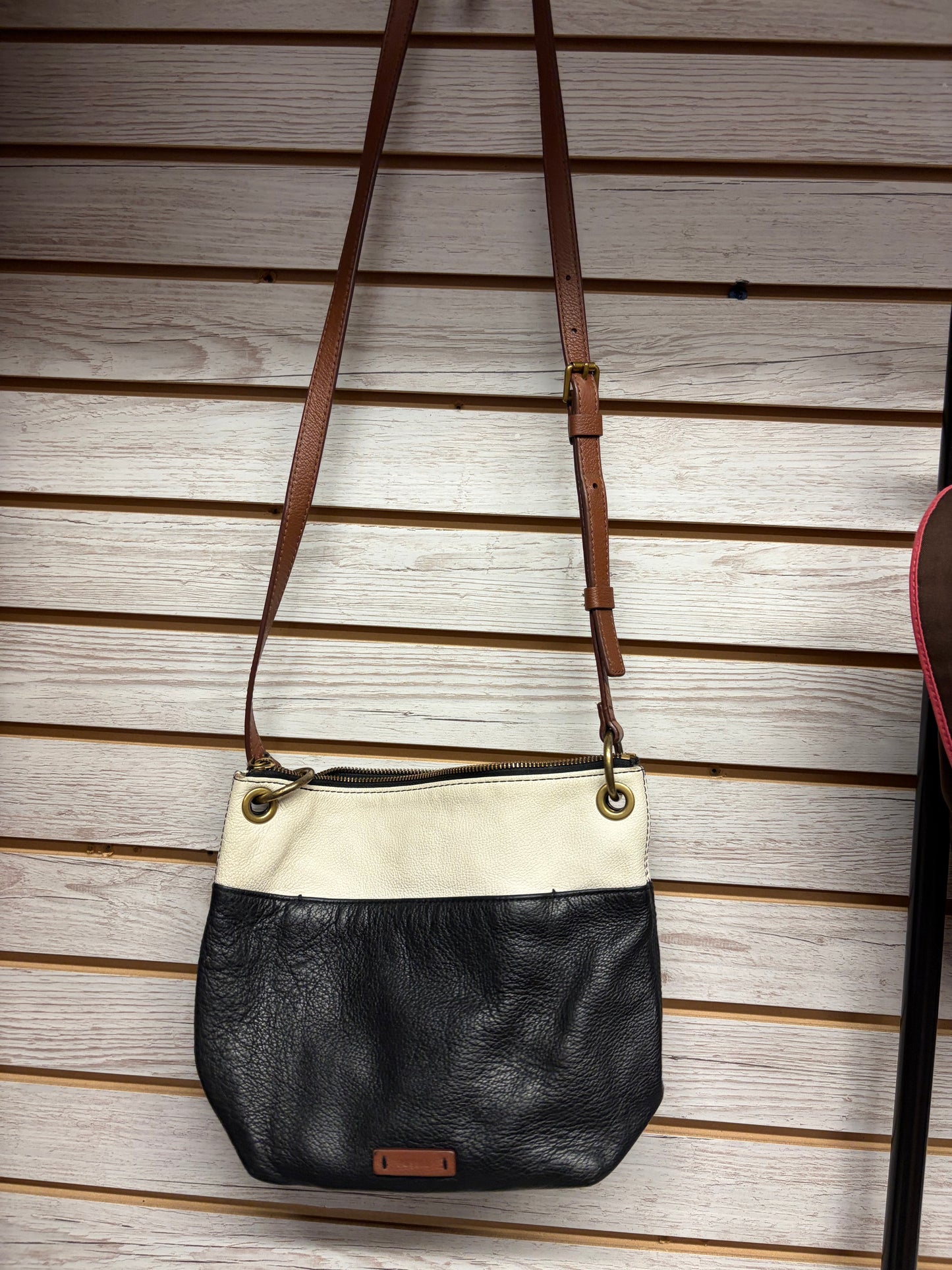 VINTAGE- Fossil Keely Bucket Crossbody Bag