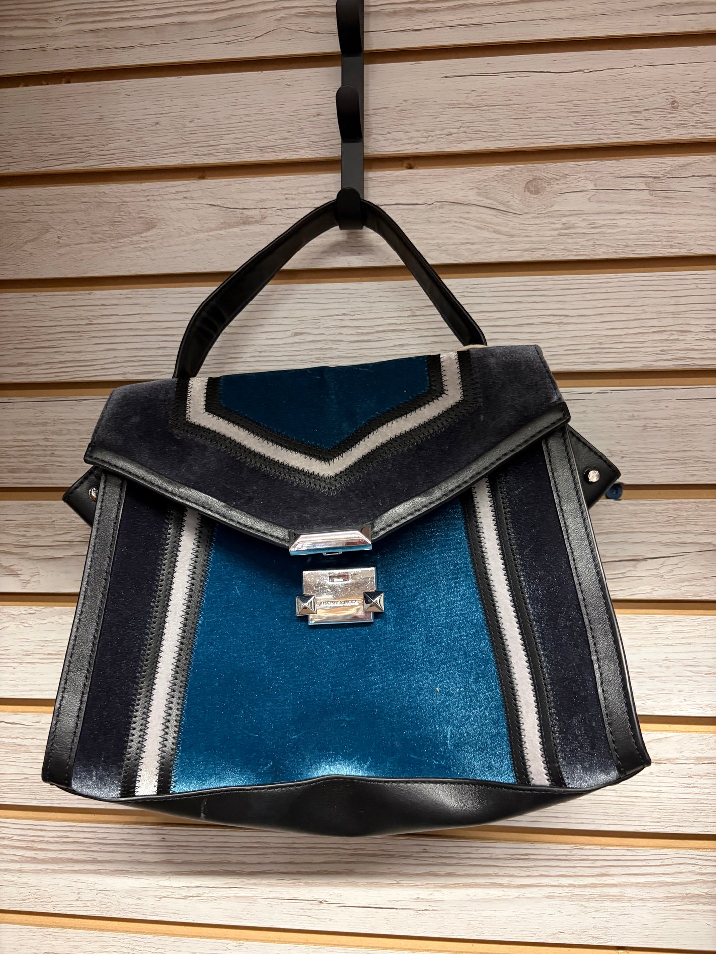 MK Black and Teal handbag