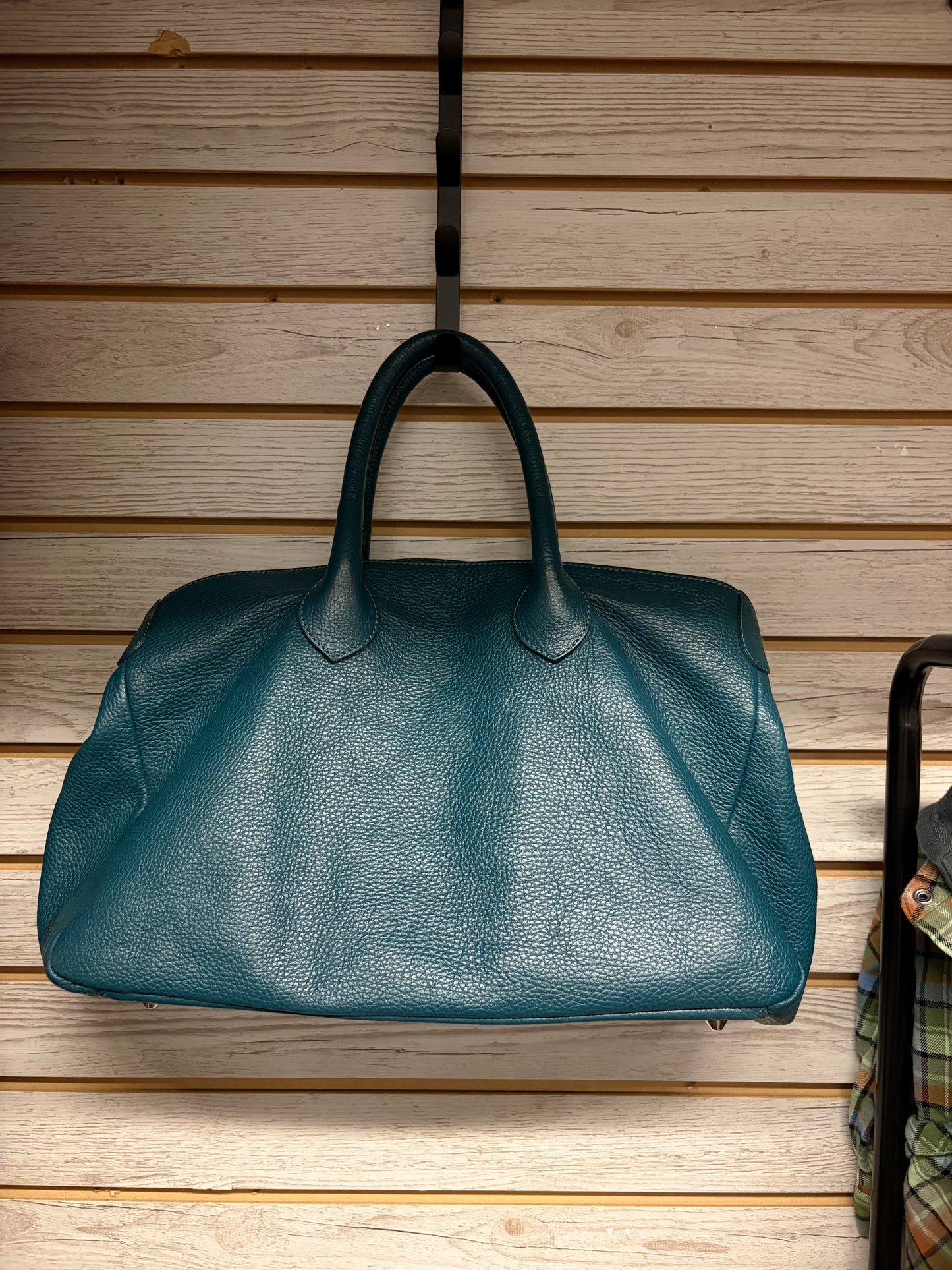 Mark + Graham Teal Leather Handbag