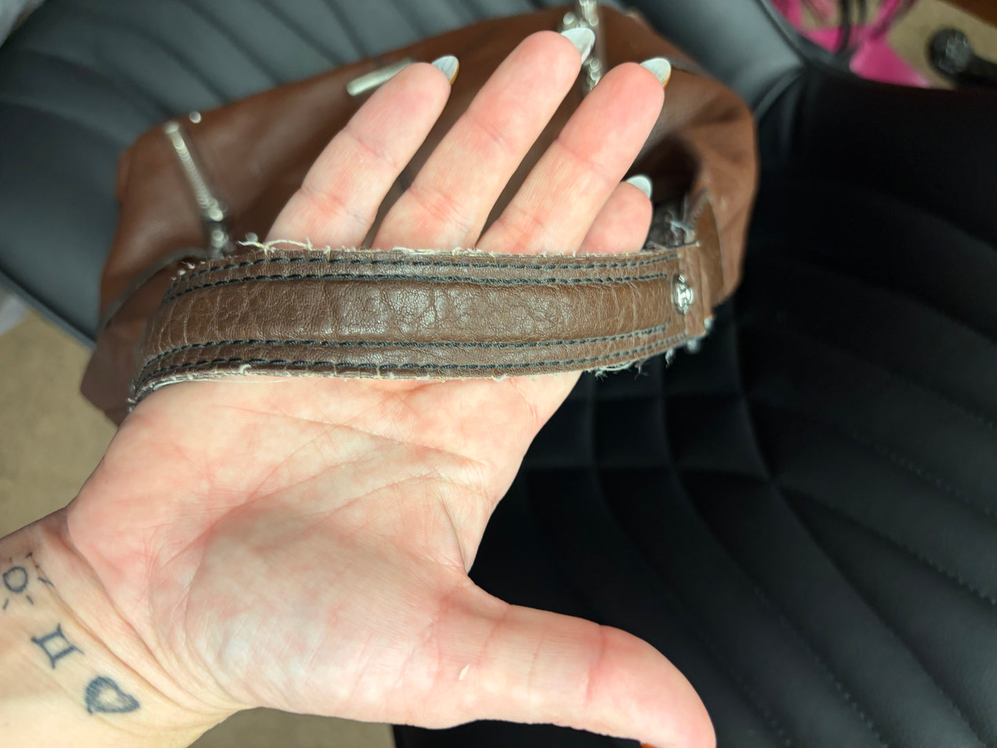 Etienne Aigner Hobo Bag-cognac