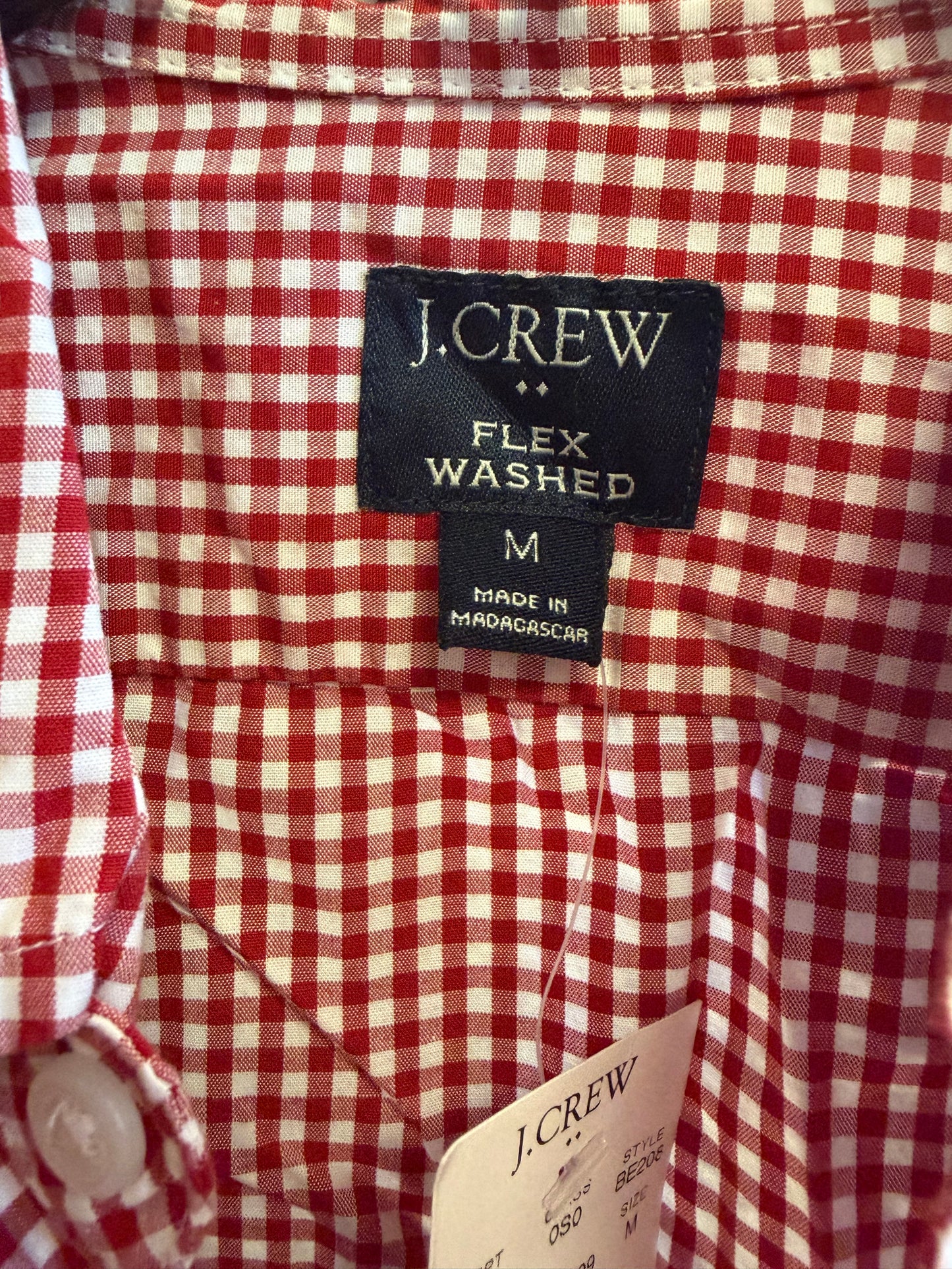 J Crew Plaid Button Up-NWT!-M