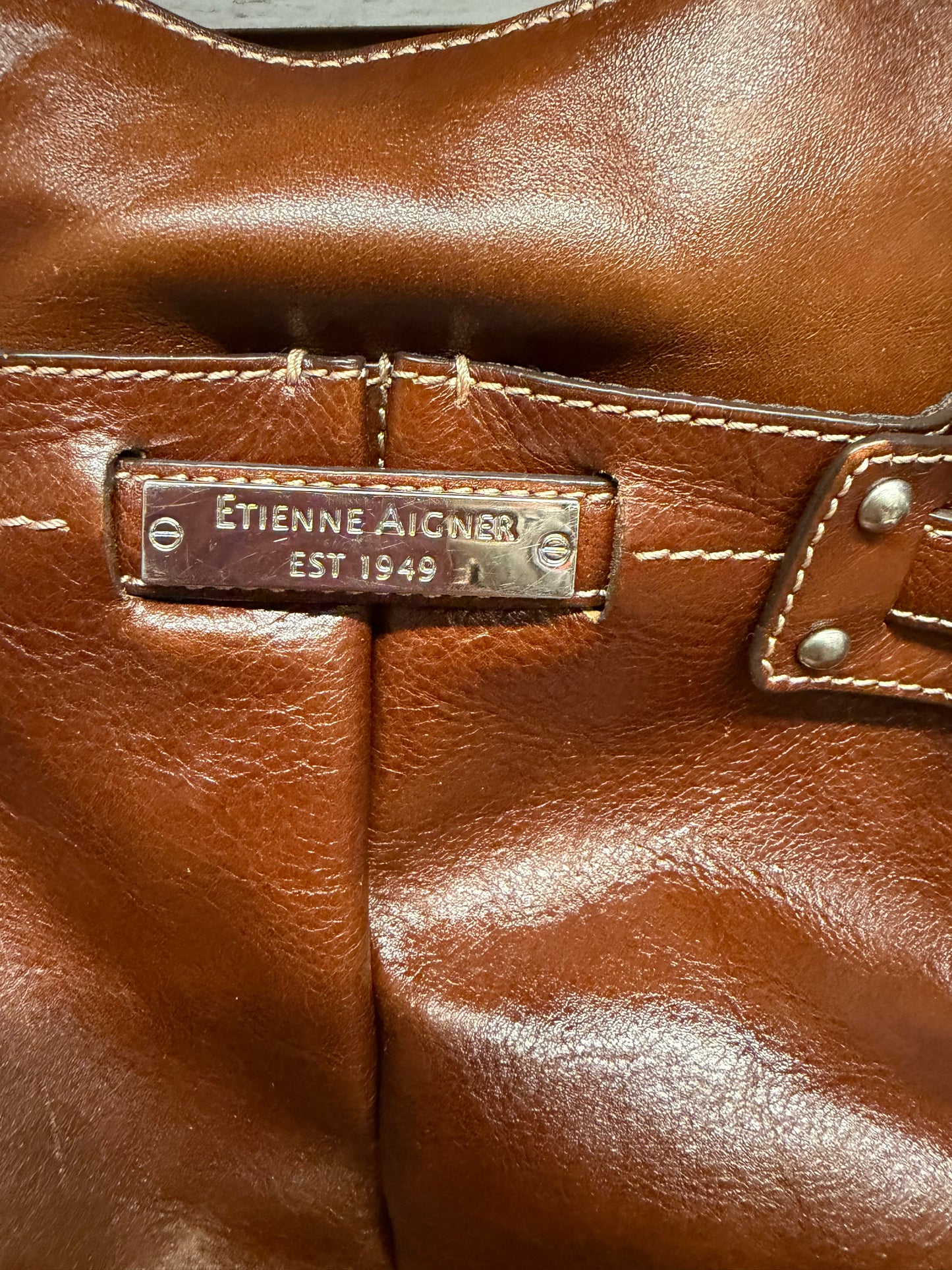 Etienne Aigner Hobo buckle Bag-brown