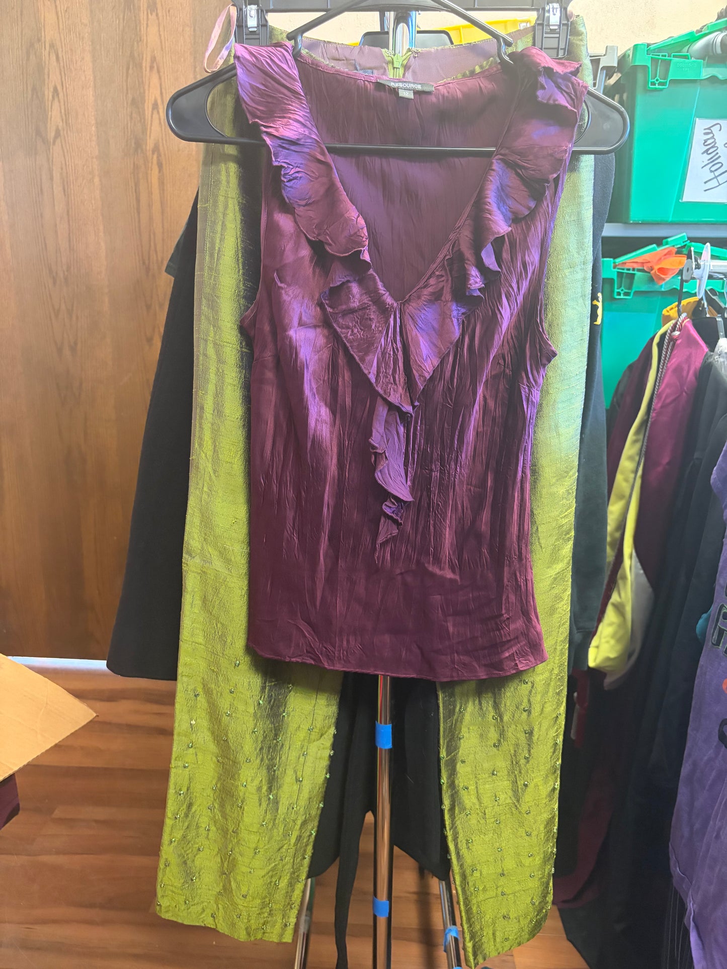 Vintage Muse Silk Pants-2