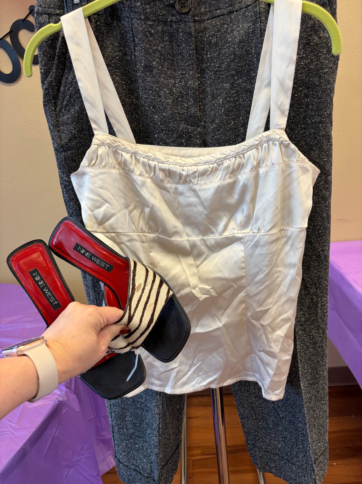 Cream Corset Tank - S