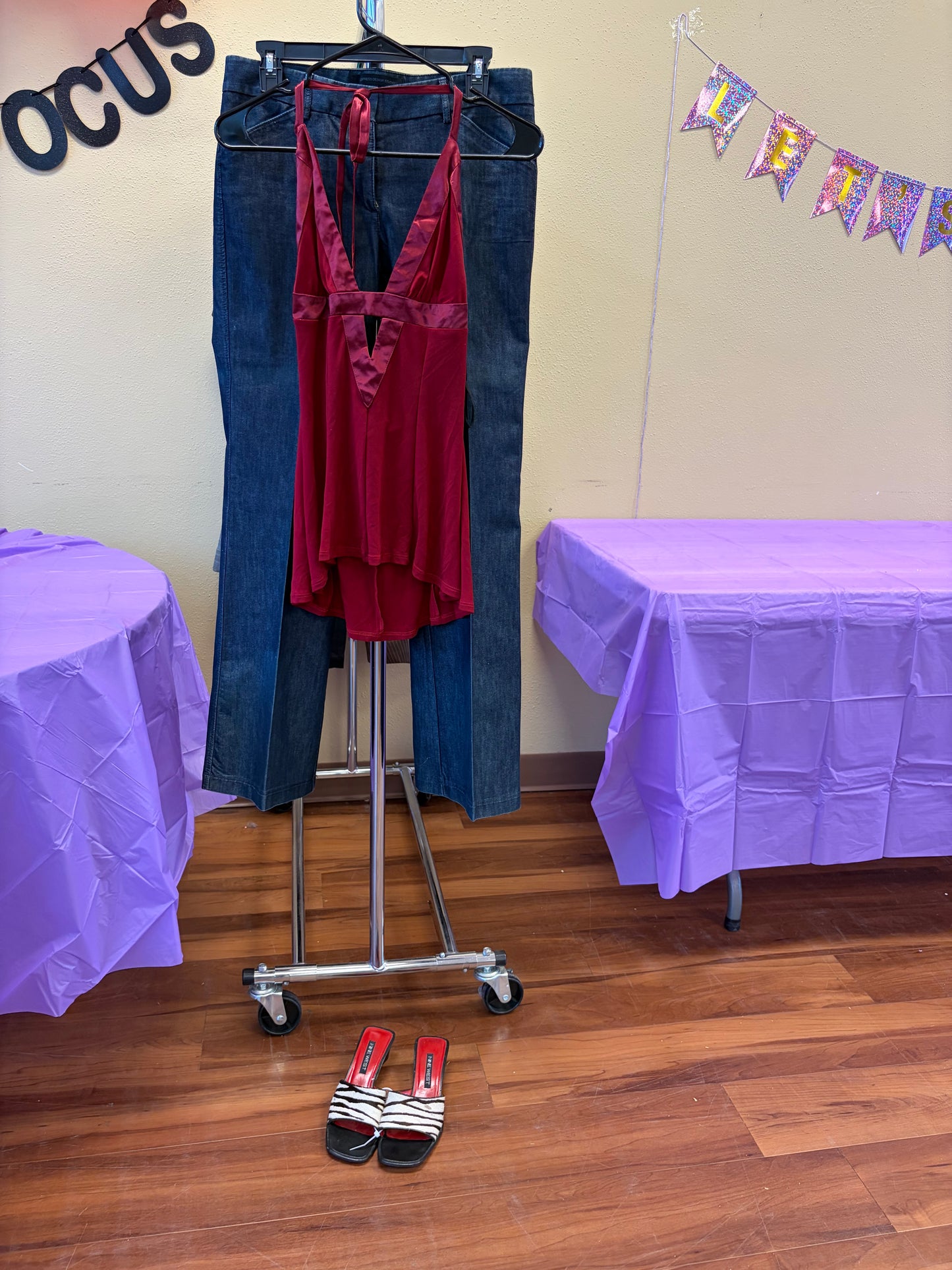 A'Gaci Red Halter Tank - S