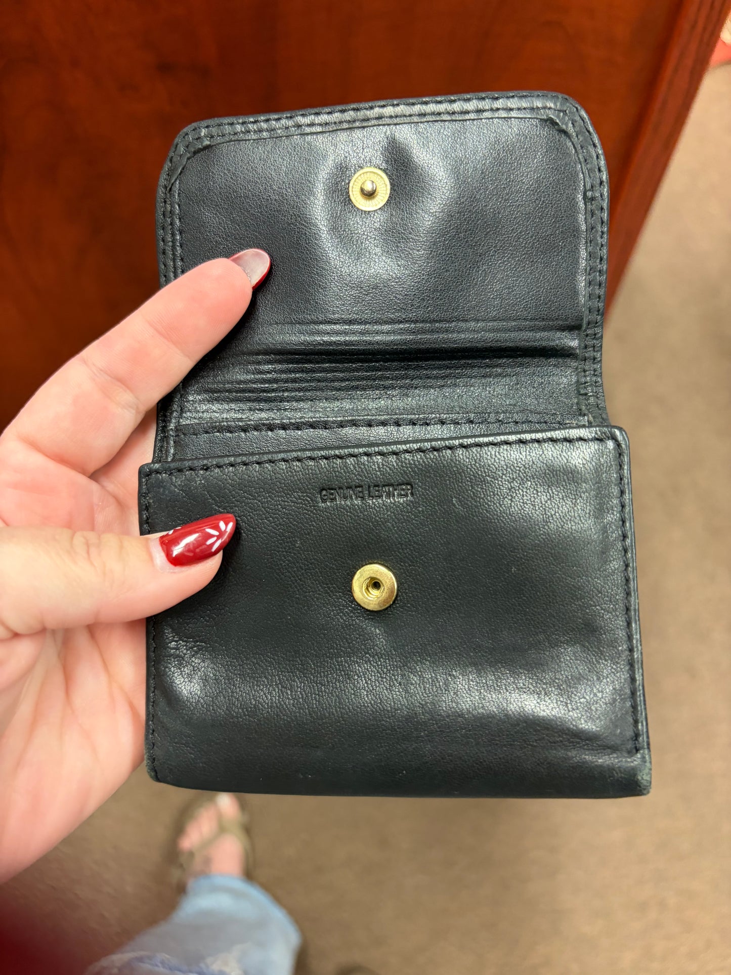 Black Leather Wallet