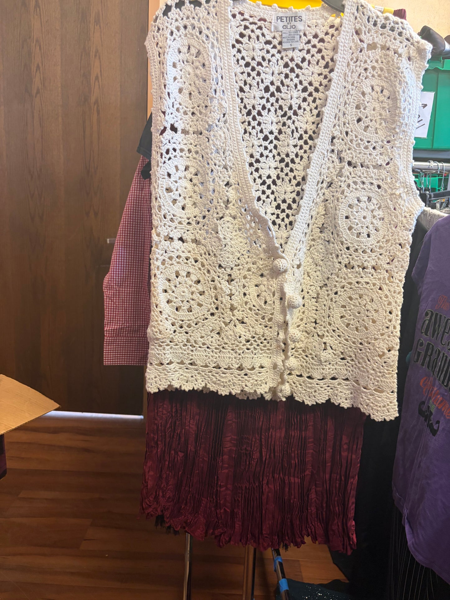 Vintage Crepe Skirt NWT!-L