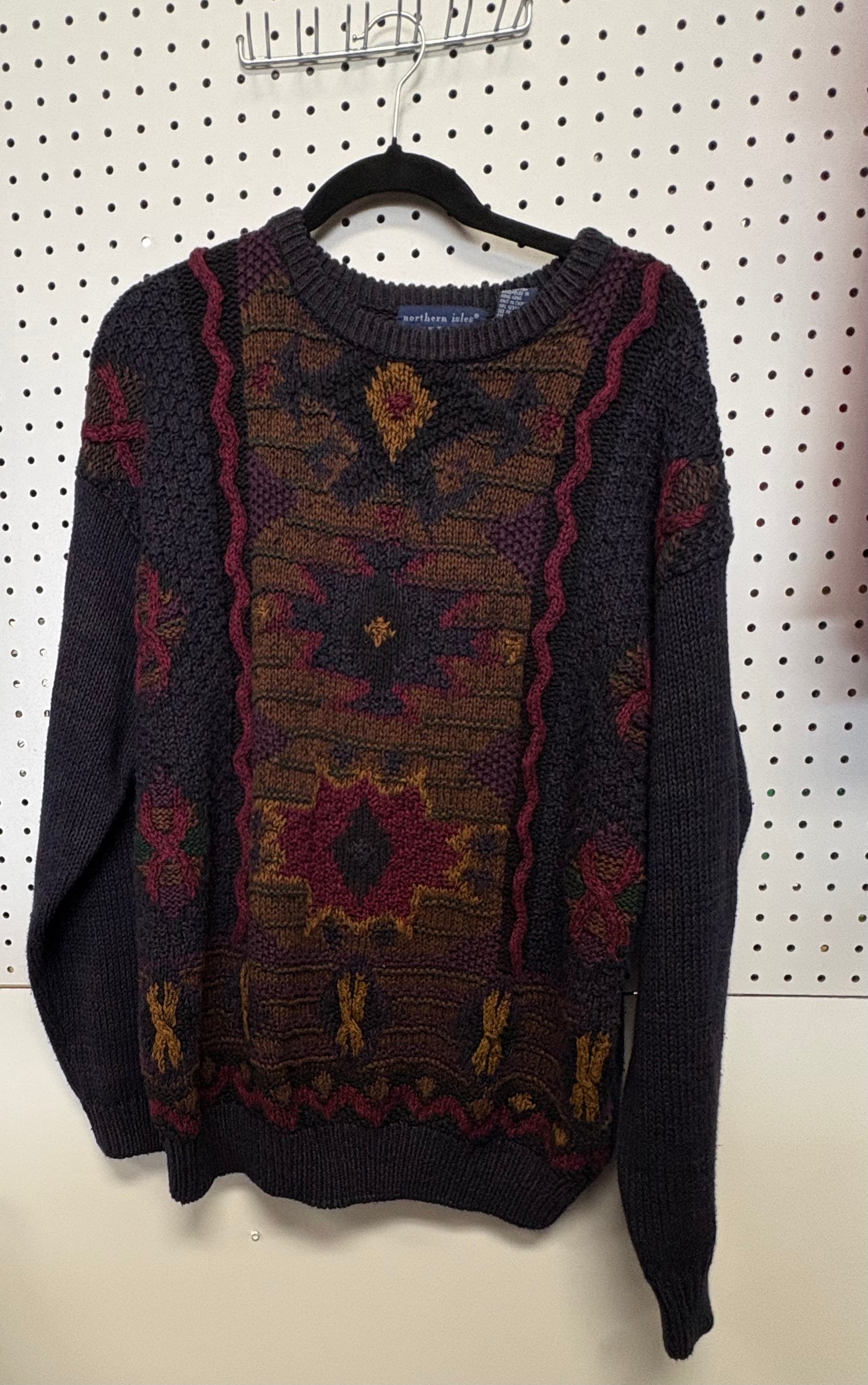 Vintage Knit Sweater Sz L
