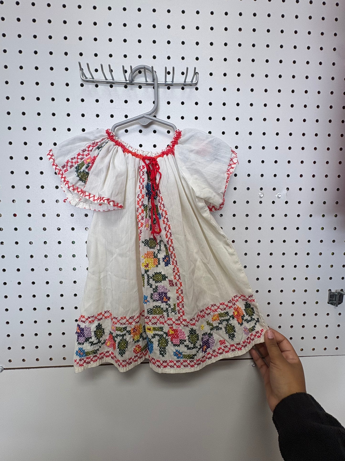 Vintage Embroidered Dress 0-3M