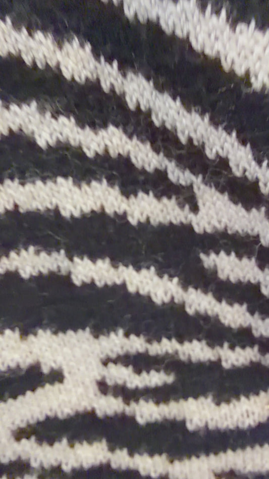 Zebra Halter Dress - L