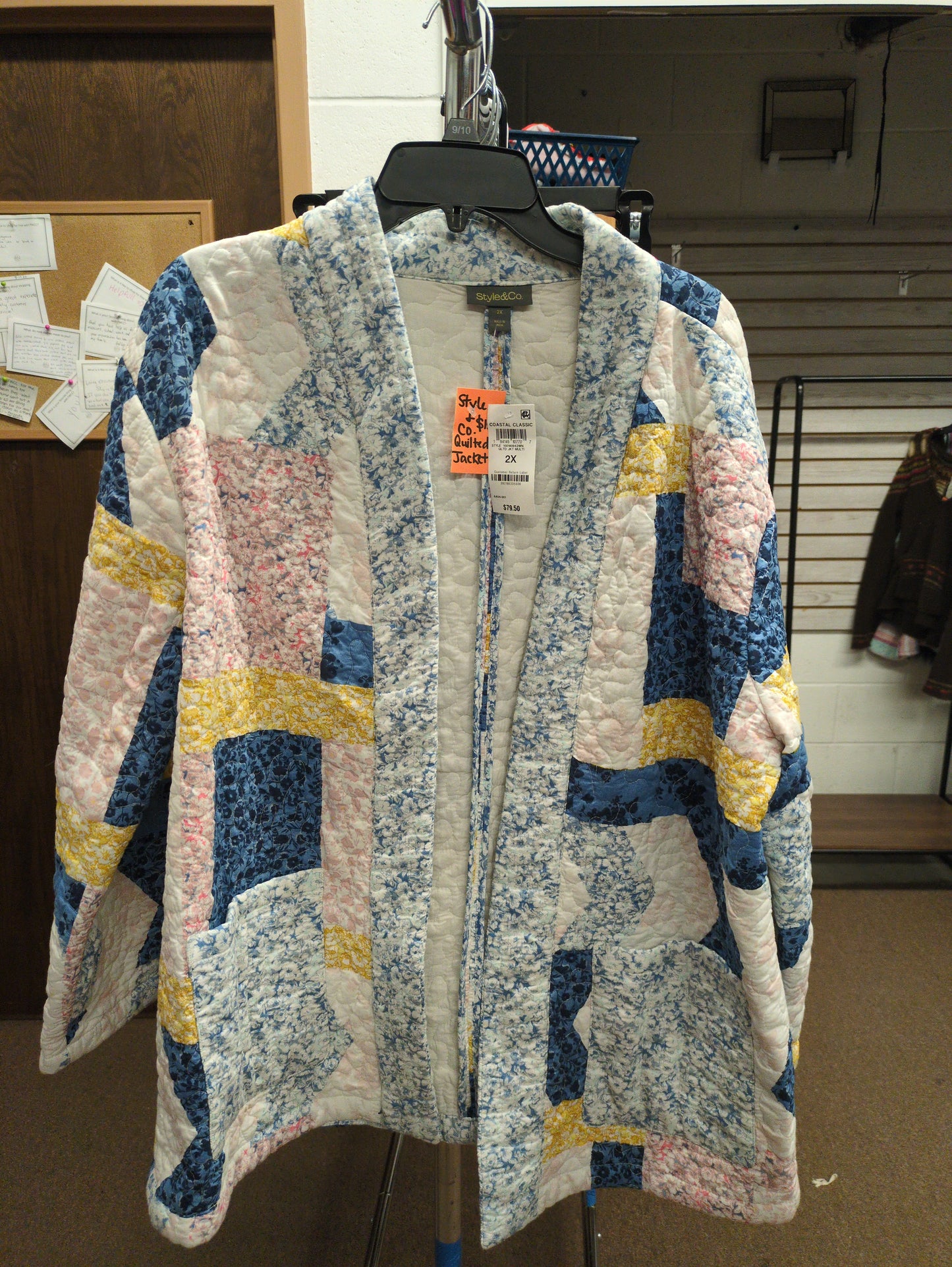 Style & Co. Quilted Jacket Sz 2X NEW WITH TAG