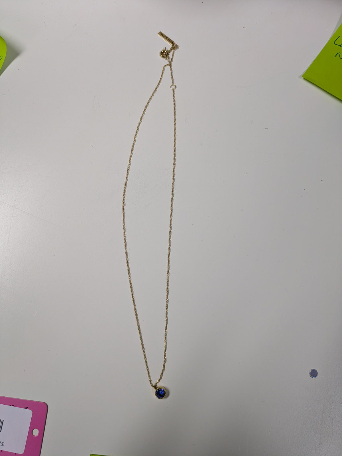 Hey Harper eternal birthstone necklace in sapphire