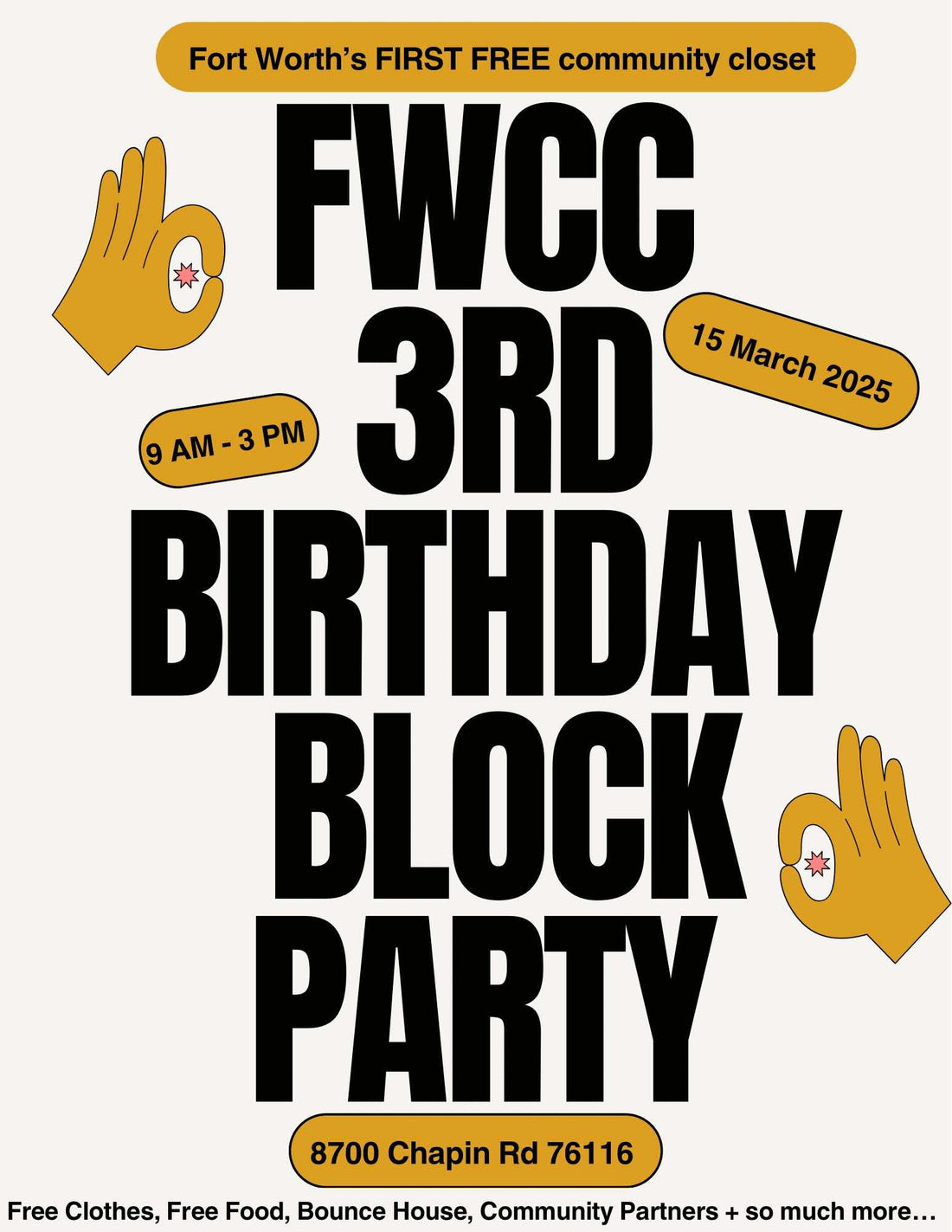 FWCC Turns 3!!!