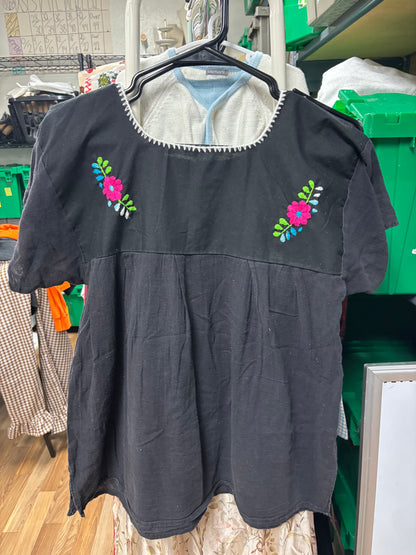 Embroidered Mexican Top-M