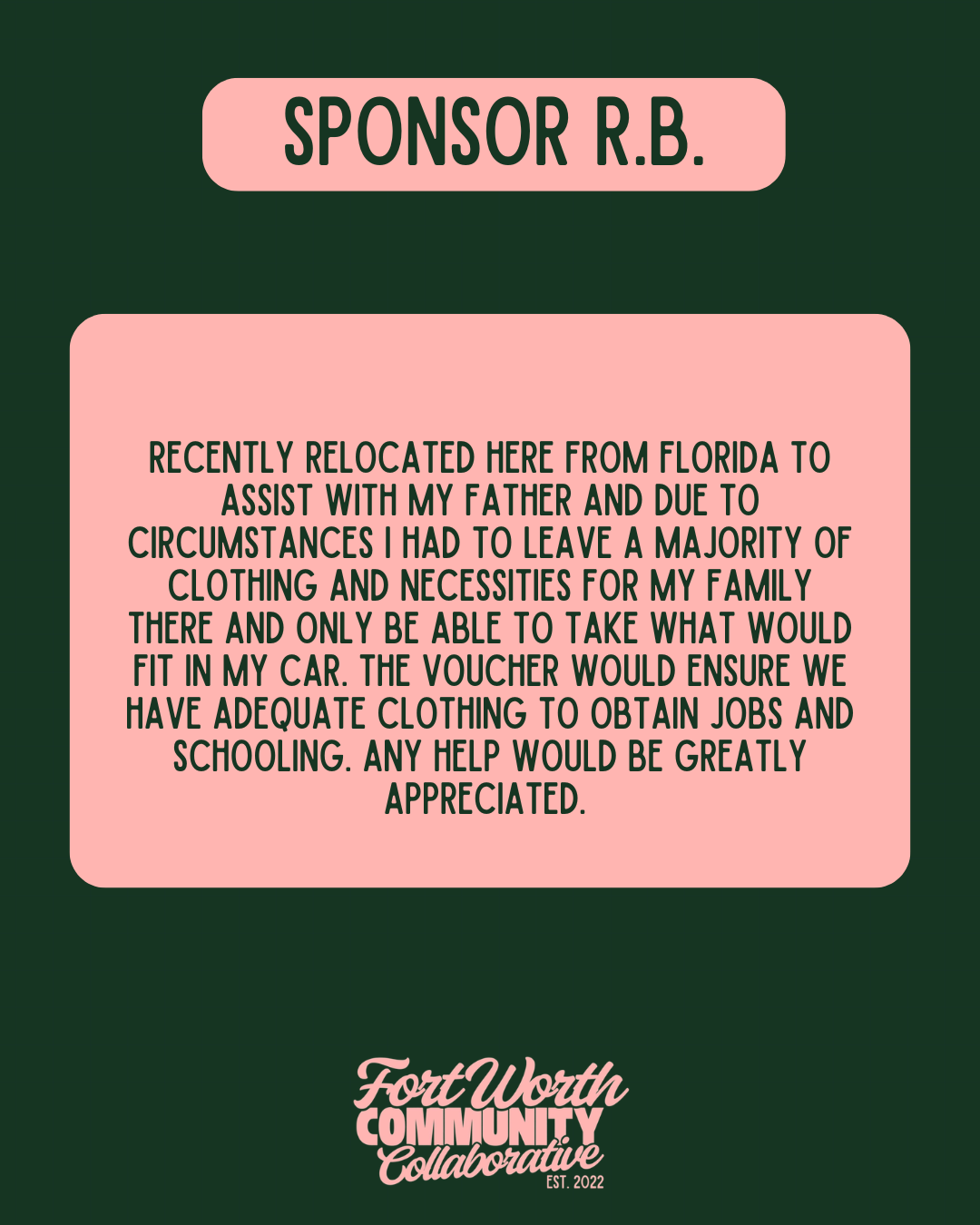 Sponsor A Voucher
