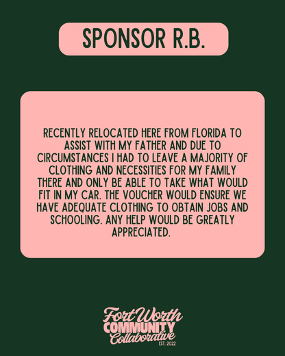 Sponsor A Voucher