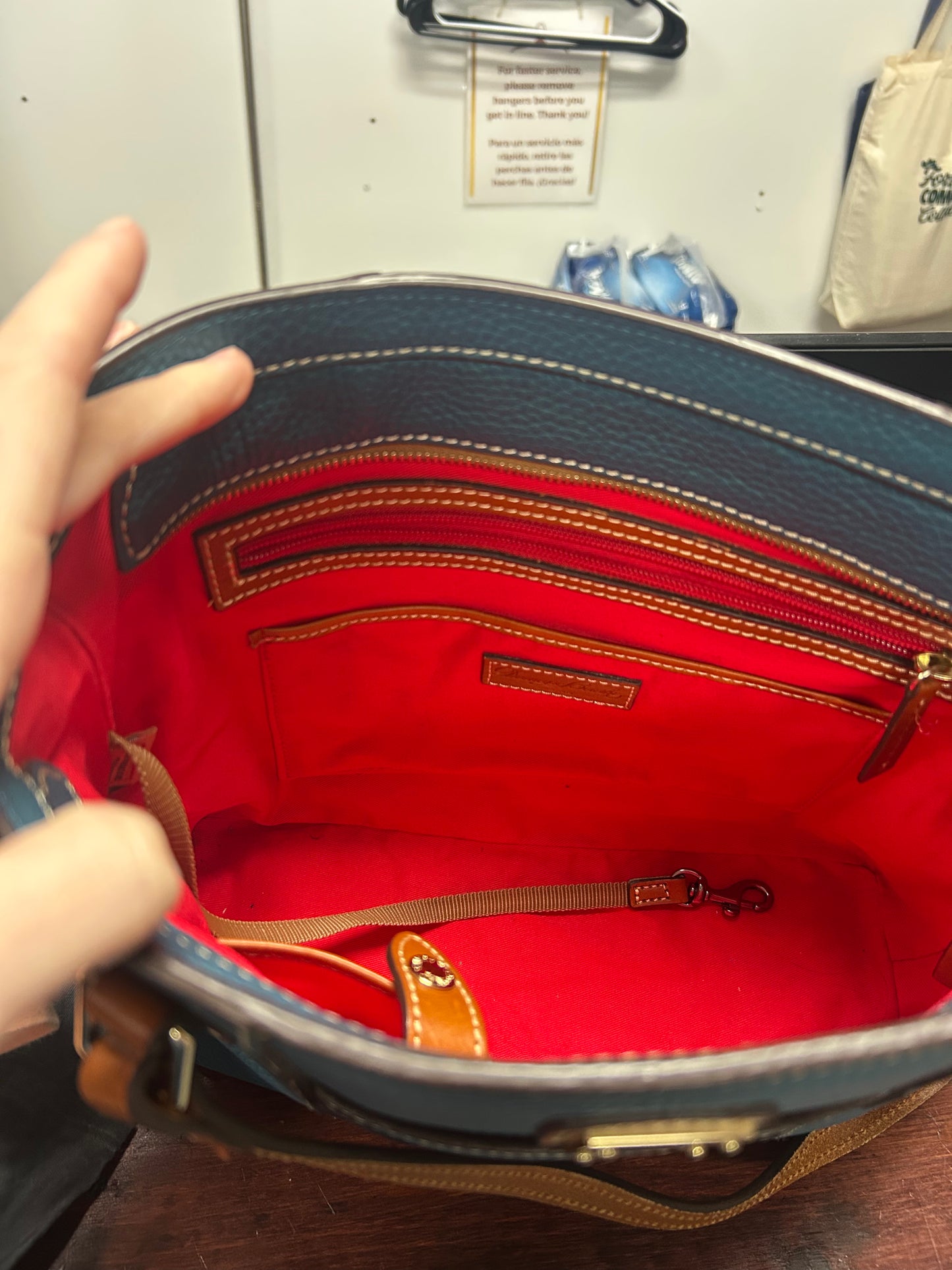 Dooney and Bourke Small Shopper in Sage