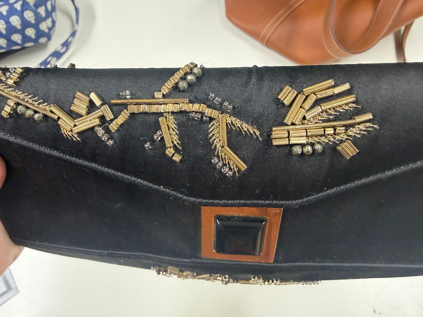 RARE: Kara Ross Beaded Clutch