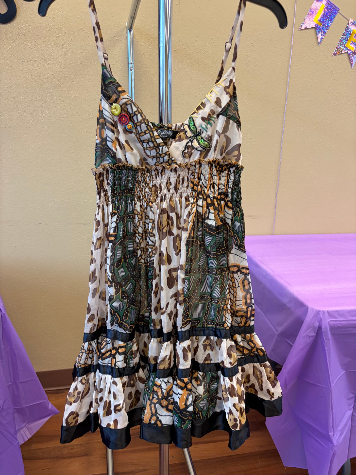 Cheetah Tank Dress - M