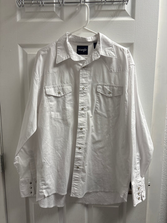 Wrangler Pearl Snap Lg