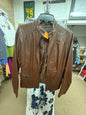 Faux Leather Jacket Sz M