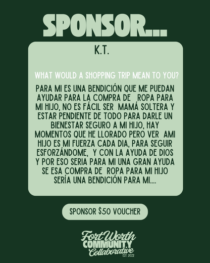 Sponsor A Voucher
