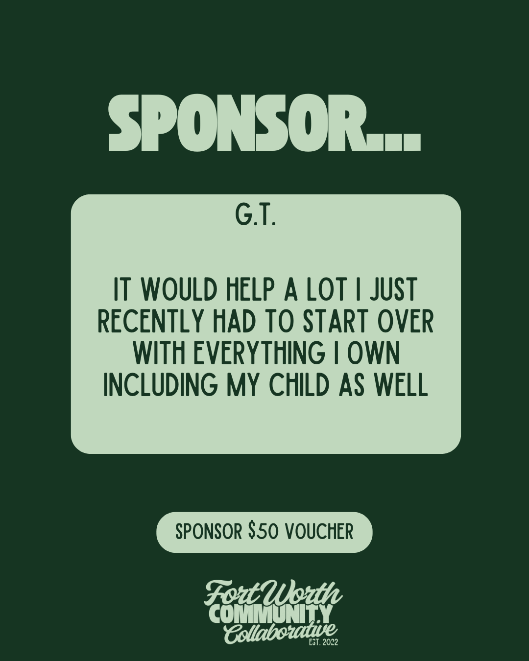 Sponsor A Voucher