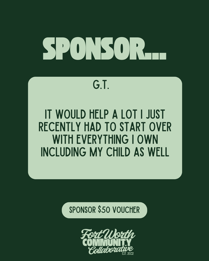 Sponsor A Voucher