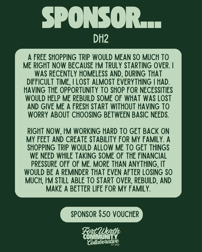Sponsor A Voucher