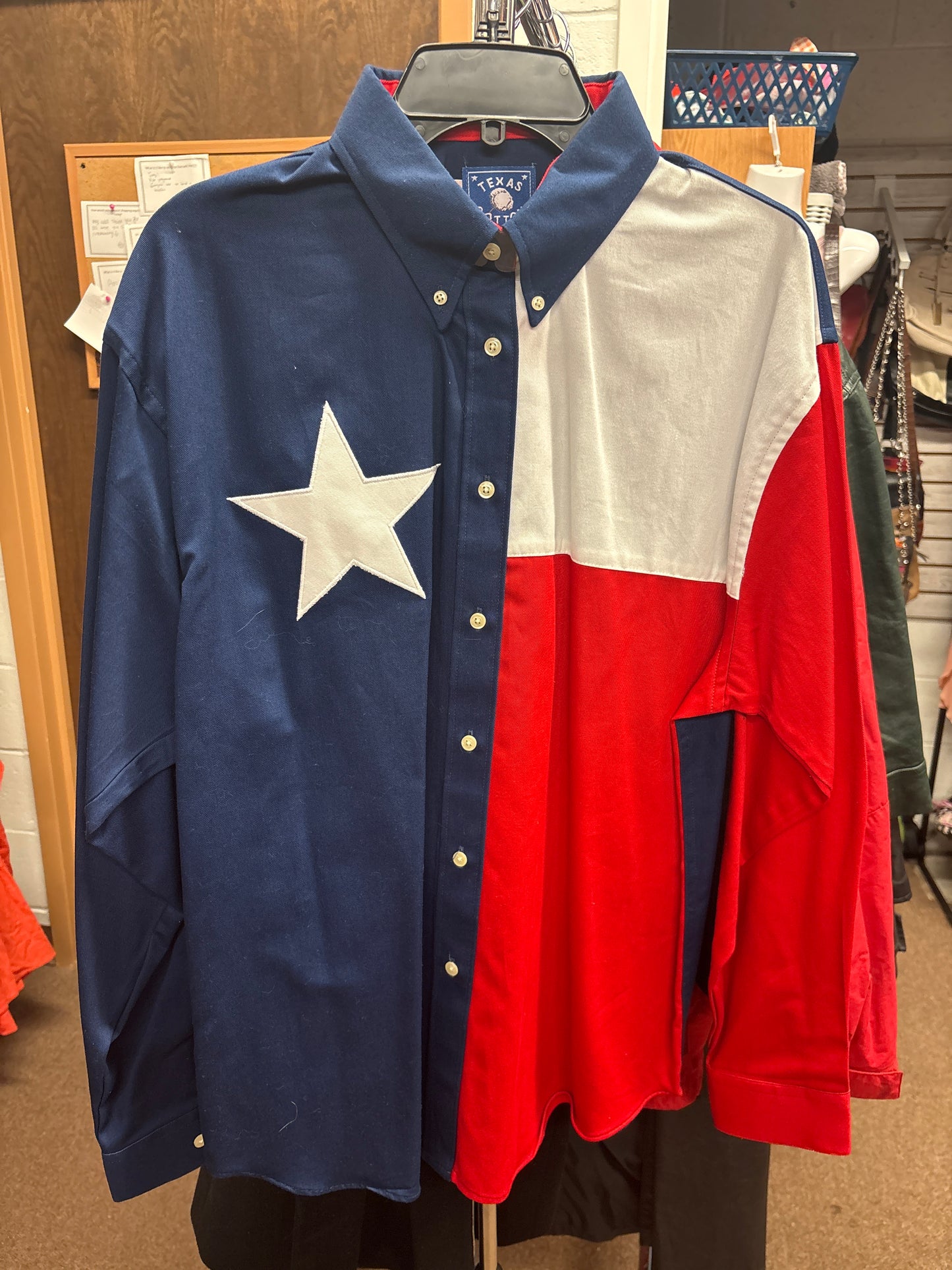 Texas Button Down Men’s Sz L