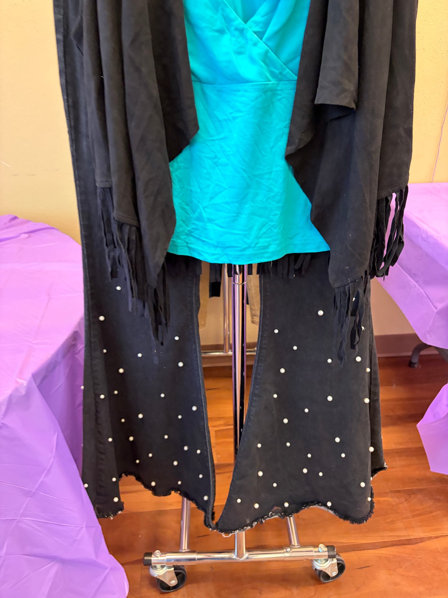 Express Turquoise Crossover Tank- M