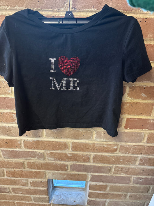 Valentine’s Day I ❤️ Me T Shirt M