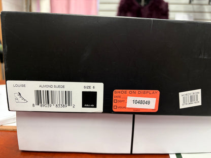 Dolce Vita Almond Suede Gladiator Sandals-6