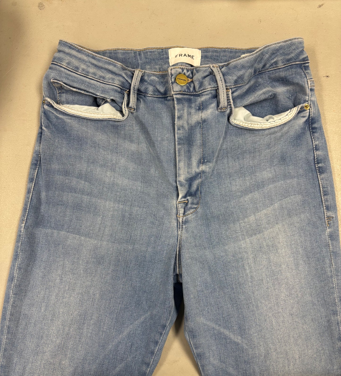 FRAME Le One Crop Mini Boot Jeans-SZ2
