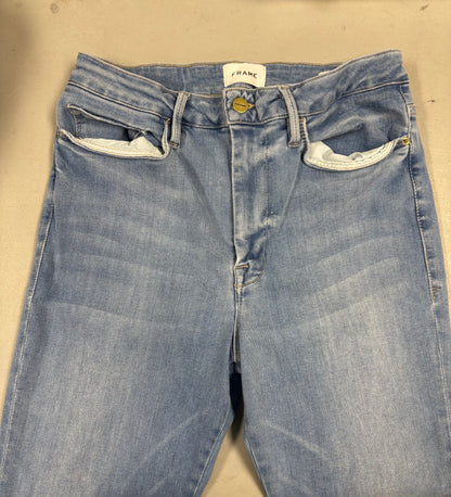 FRAME Le One Crop Mini Boot Jeans-SZ2
