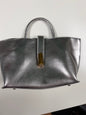 Zara Silver Gloss Tote