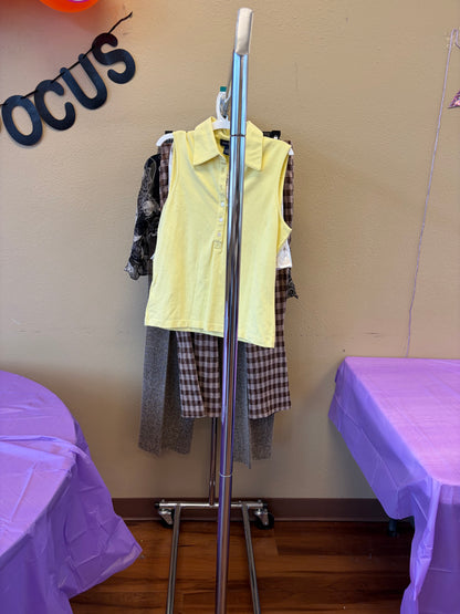 Ann Taylor Yellow Collared Tank - M