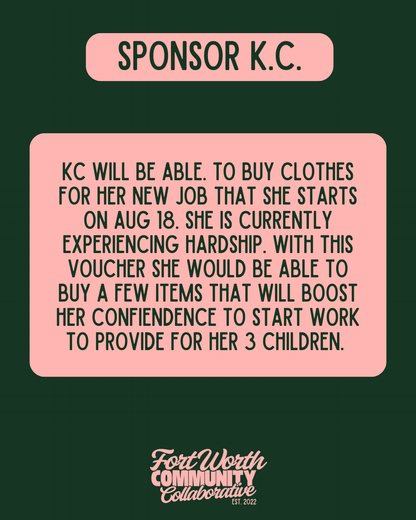 Sponsor A Voucher