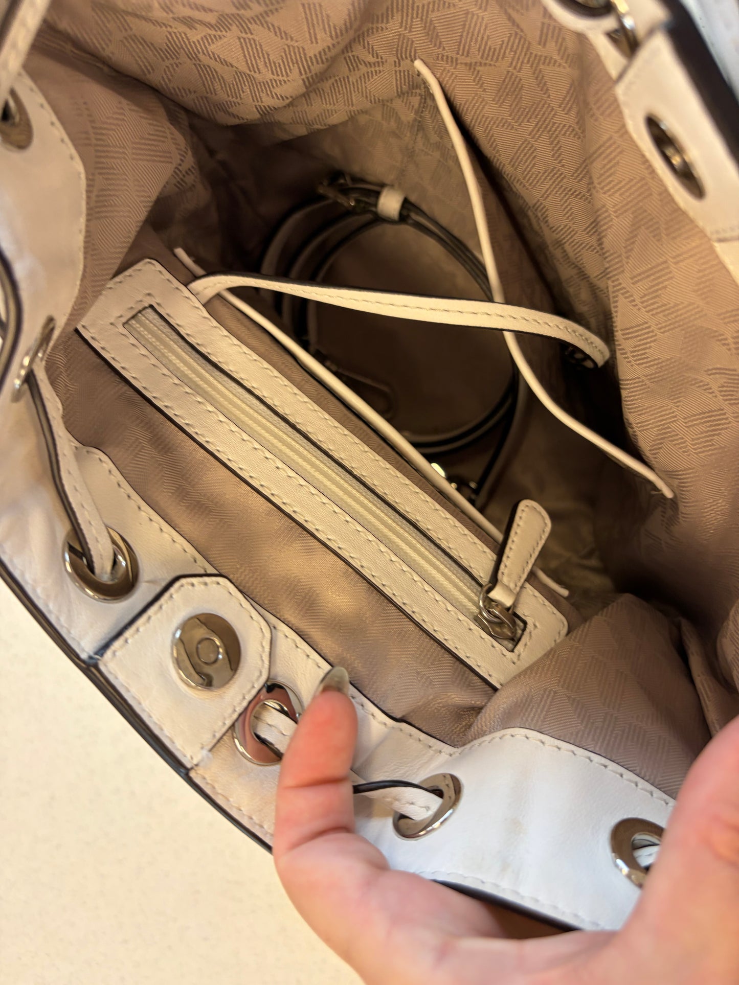 Michael Kors Blue Bucket Bag