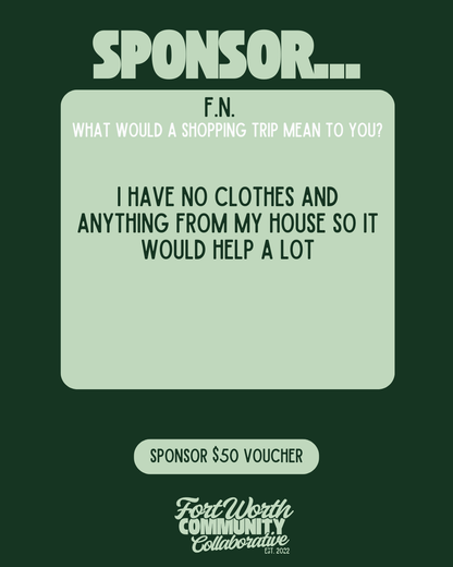 Sponsor A Voucher