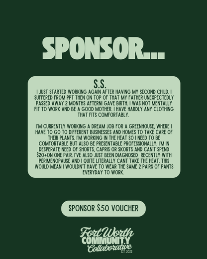 Sponsor A Voucher