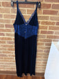 Valentine’s Day Blue Velvet Dress XL