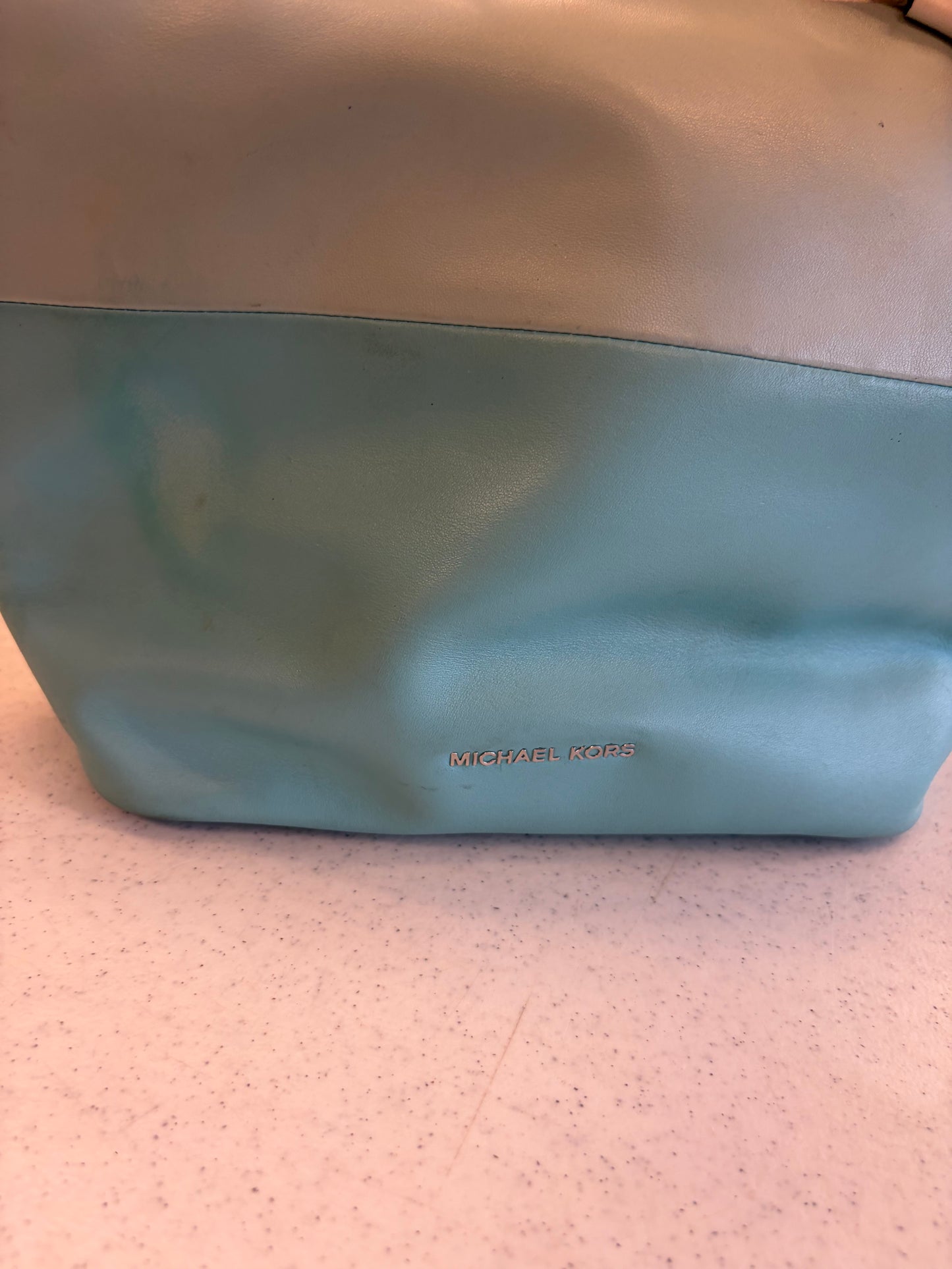 Michael Kors Blue Bucket Bag