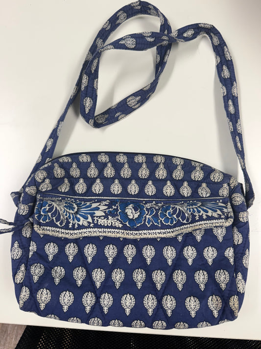 Quilted blue crossbody